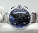 Replica Cartier Ballon Bleu De Blue Dial Chronograph Watch 